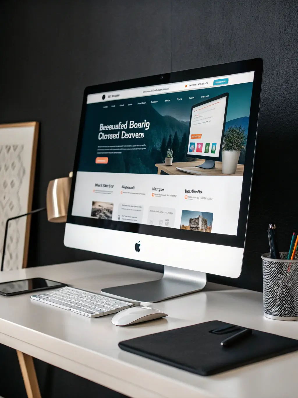 A clean, modern website design showcasing responsive layouts and user-friendly navigation, reflecting Codenerds' web design capabilities.