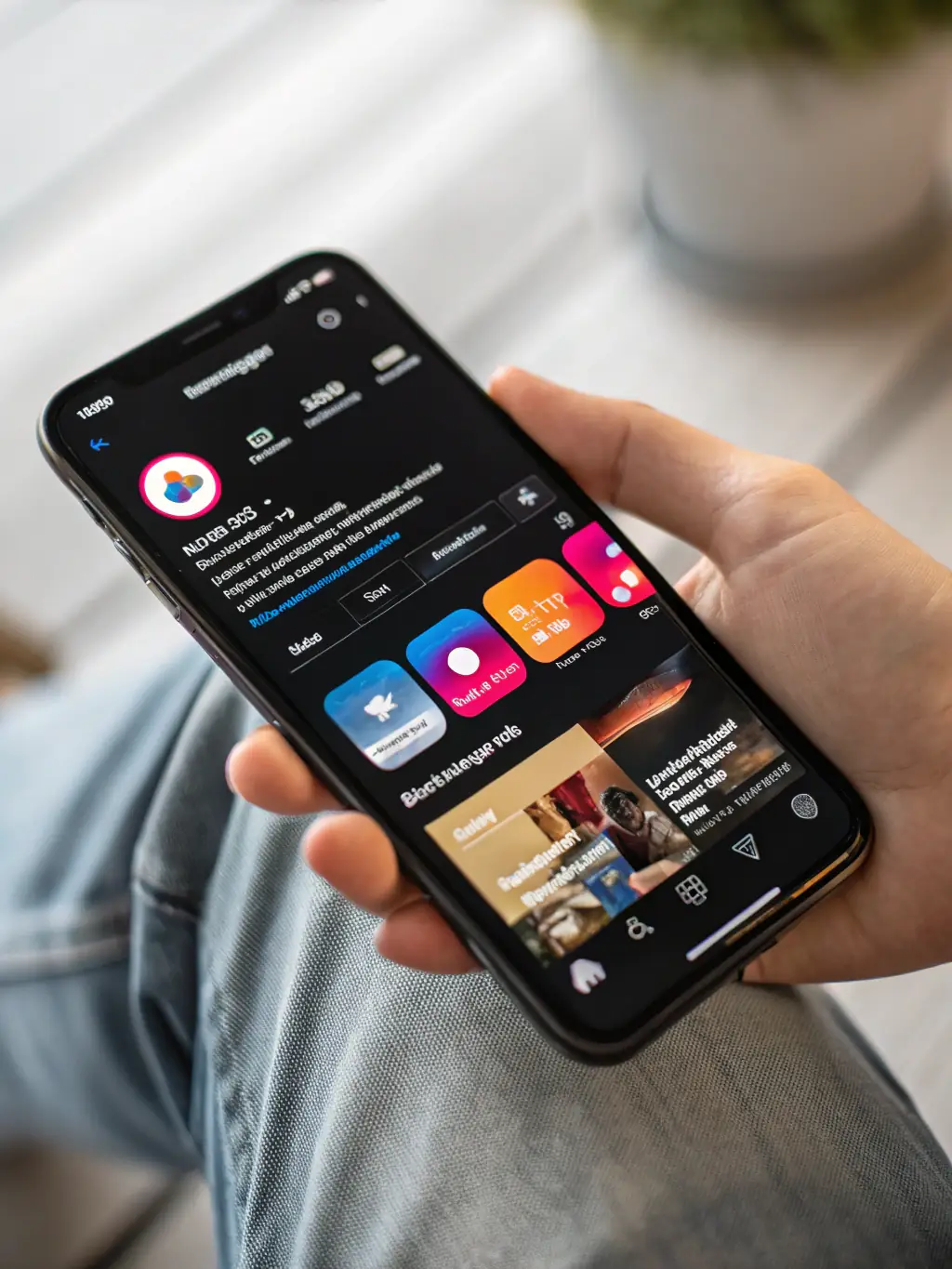 A mobile app interface displaying intuitive features and a sleek design, representing Codenerds' expertise in mobile application development.